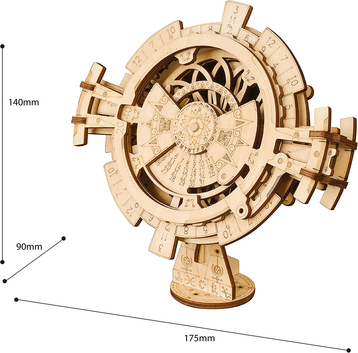 ROKR Ewiger Kalender 3D Holzpuzzle