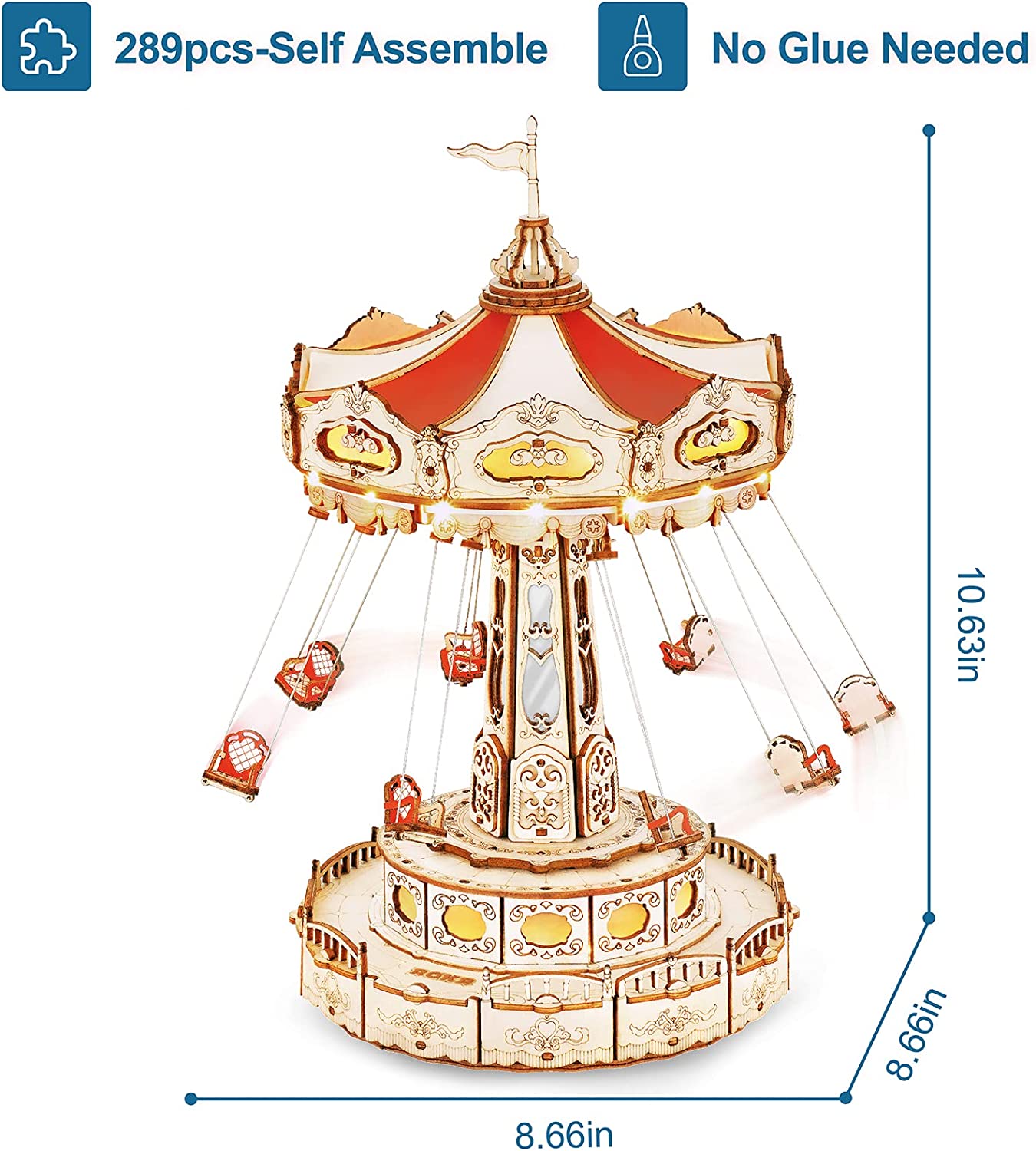 ROKR Swing Ride Kettenkarussell