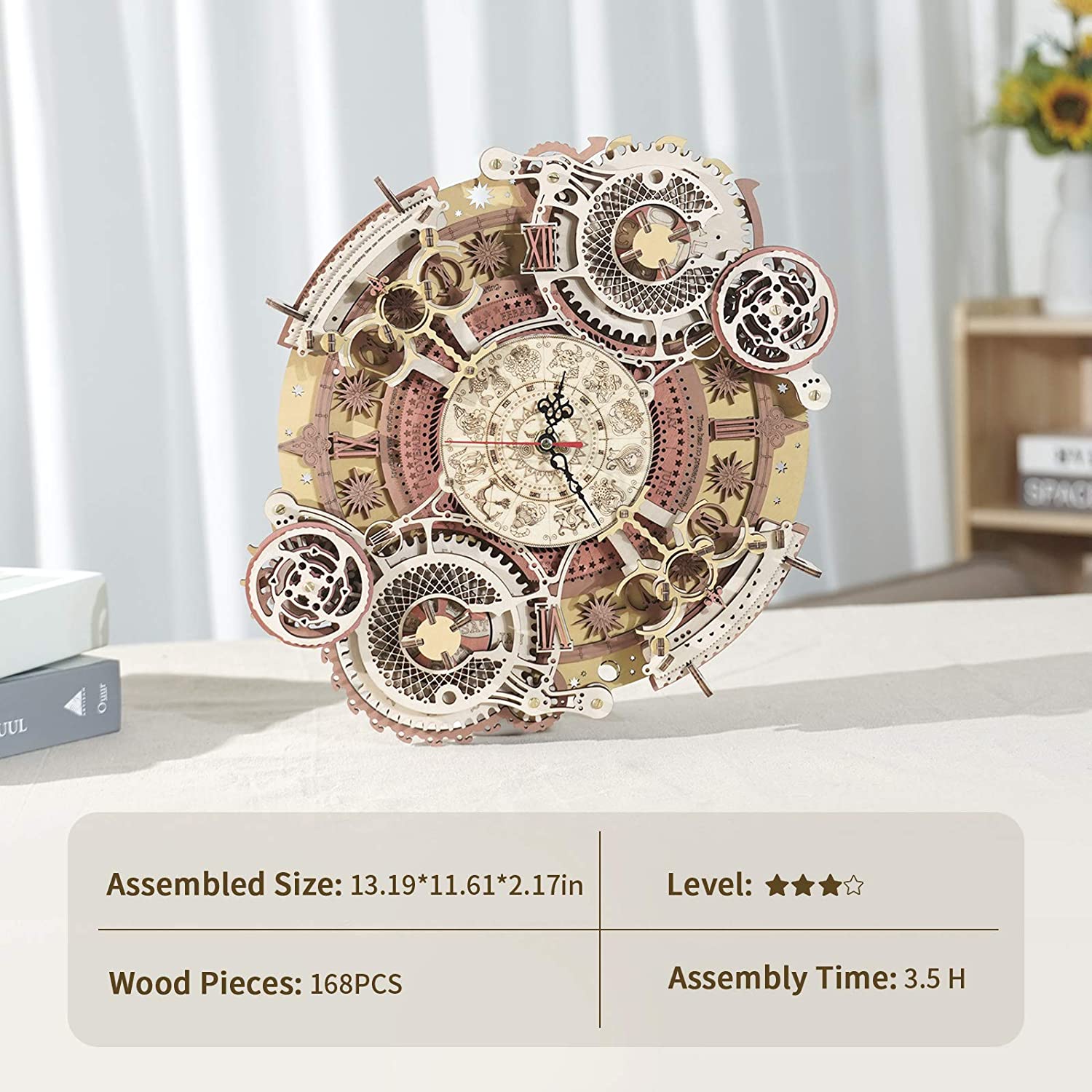 ROKR Time Art Zodiac Wand-Uhr