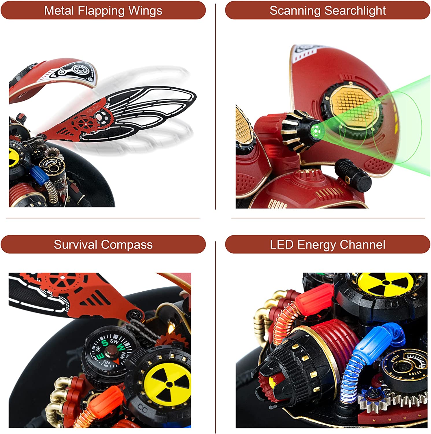 ROKR Scout Beetle Metal 3D Puzzles