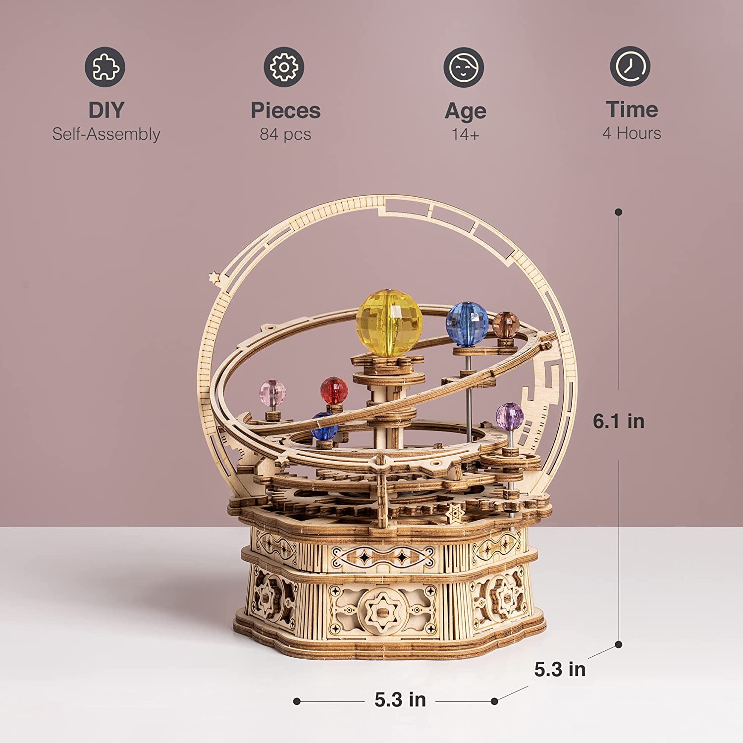 ROKR Rotating Starry Night Mechanische Musikbox AMK51