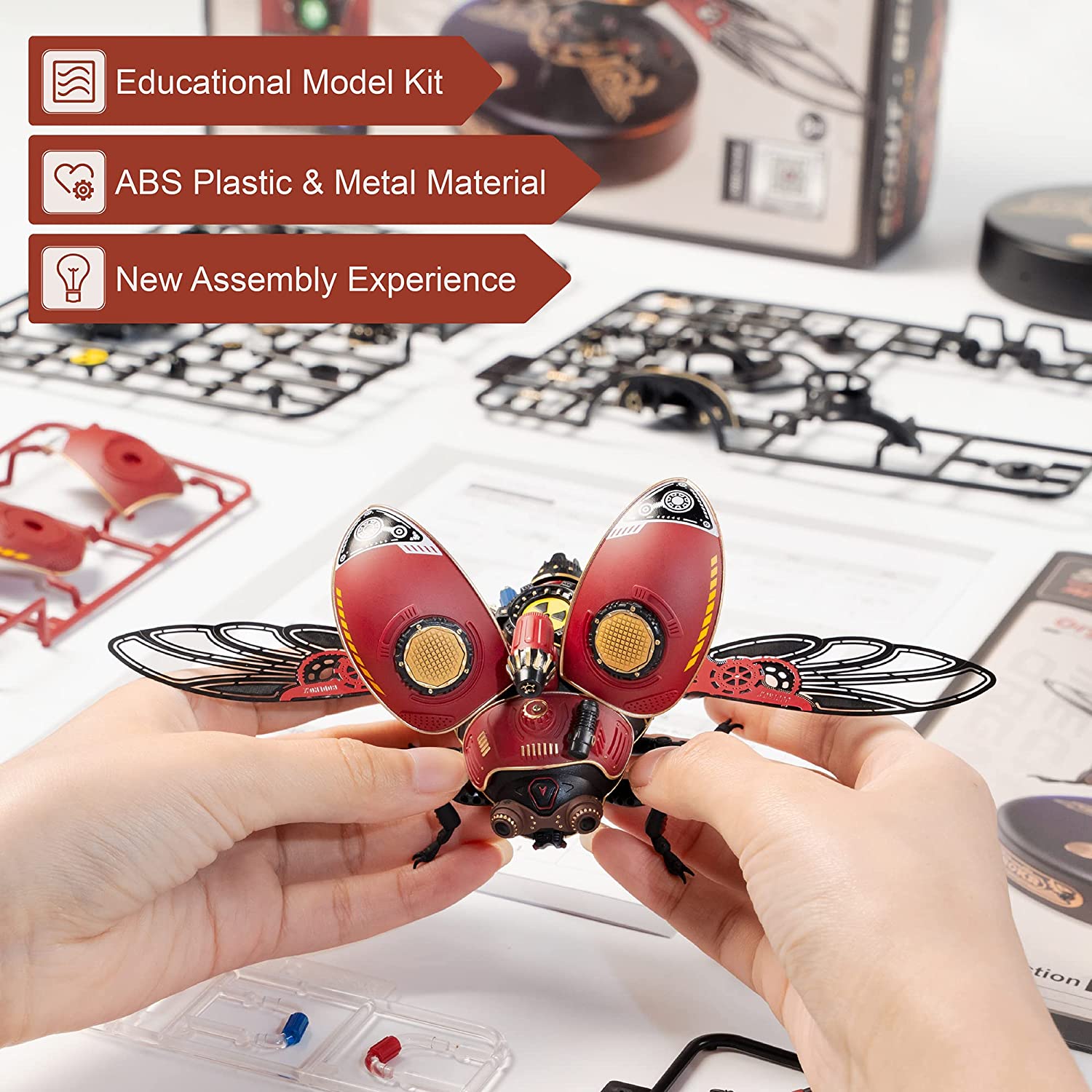 ROKR Scout Beetle Metal 3D Puzzles